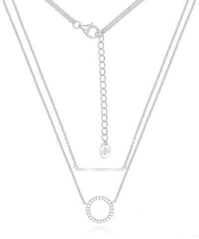Double Layered Open Chain Necklet